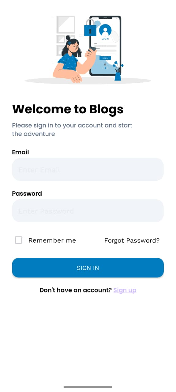 My Blogs Screenshot
