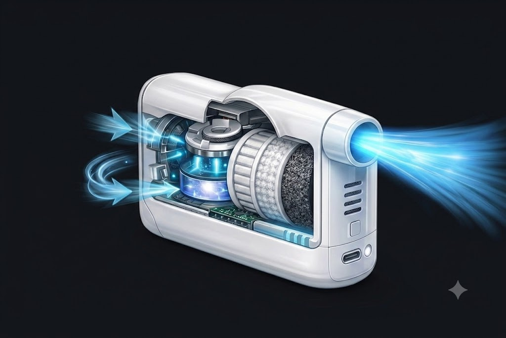 Nexhale — Handheld Personal Air Filtration Device